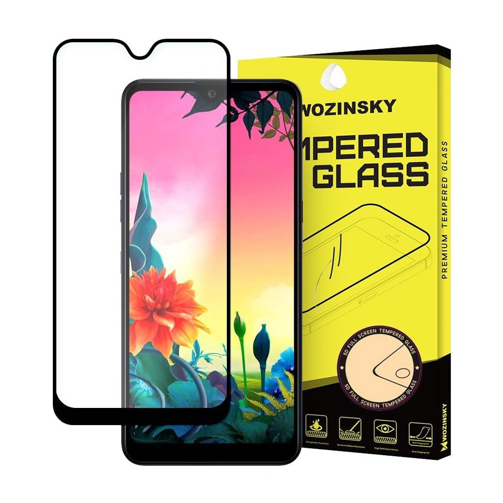 Стъклен Протектор Wozinsky Tempered Glass Full Glue за LG K50S black