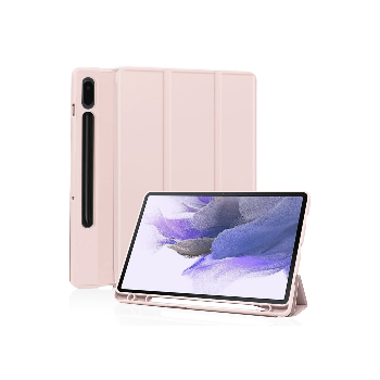 Калъф -Techsuit - Flex Trifold (with Pencil Holder) - Samsung Galaxy Tab S7 FE - Pink