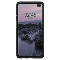 Spigen Tough Armor хибриден кейс с най-висока степен на защита Tech за Samsung Galaxy S10+ Plus, Black