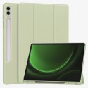 Калъф -Techsuit - Flex Trifold (with Pencil Holder) - Samsung Galaxy Tab S9 FE Plus - Matcha Green