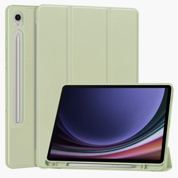 Калъф -Techsuit - Flex Trifold (with Pencil Holder) - Samsung Galaxy Tab S9 - Matcha Green