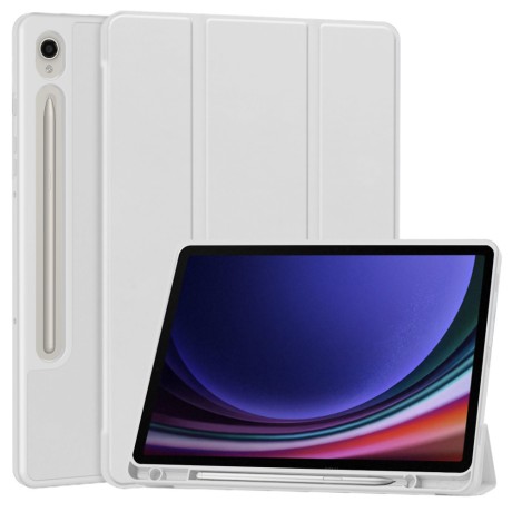 Калъф -Techsuit - Flex Trifold (with Pencil Holder) - Samsung Galaxy Tab S9 - Gray