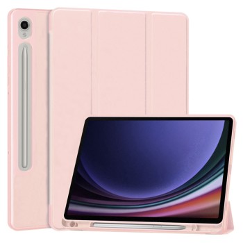 Калъф -Techsuit - Flex Trifold (with Pencil Holder) - Samsung Galaxy Tab S9 - Pink