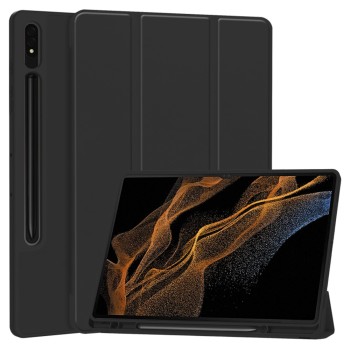Калъф -Techsuit - Flex Trifold (with Pencil Holder) - Samsung Galaxy Tab S8 Ultra - Black