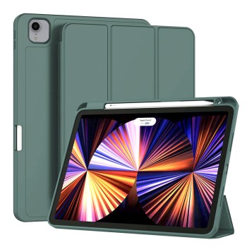 Калъф-Techsuit - Flex Trifold (with Pencil Holder) - iPad Pro 11 (2018 / 2020 / 2021 / 2022) - Green