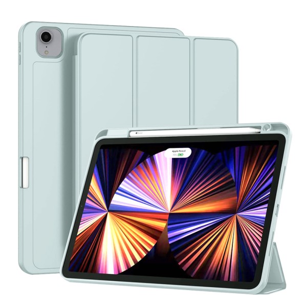 Калъф-Techsuit - Flex Trifold (with Pencil Holder) - iPad Pro 11 (2018 / 2020 / 2021 / 2022) - Sky Blue
