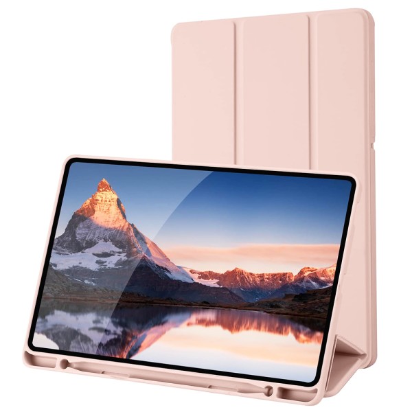 Калъф-Techsuit - Flex Trifold (with Pencil Holder) - Samsung Galaxy Tab S6 Lite (2020/2022/2024) - Pink