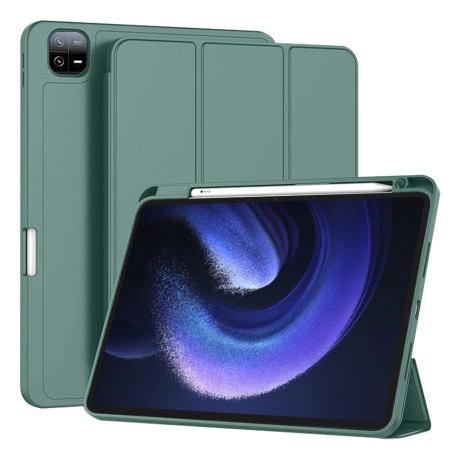 Калъф-Techsuit - Flex Trifold (with Pencil Holder) - Xiaomi Pad 6 / Pad 6 Pro - Green