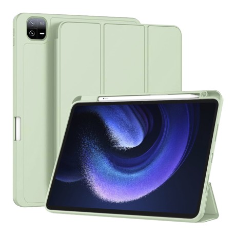 Калъф-Techsuit - Flex Trifold (with Pencil Holder) - Xiaomi Pad 6 / Pad 6 Pro - Matcha Green