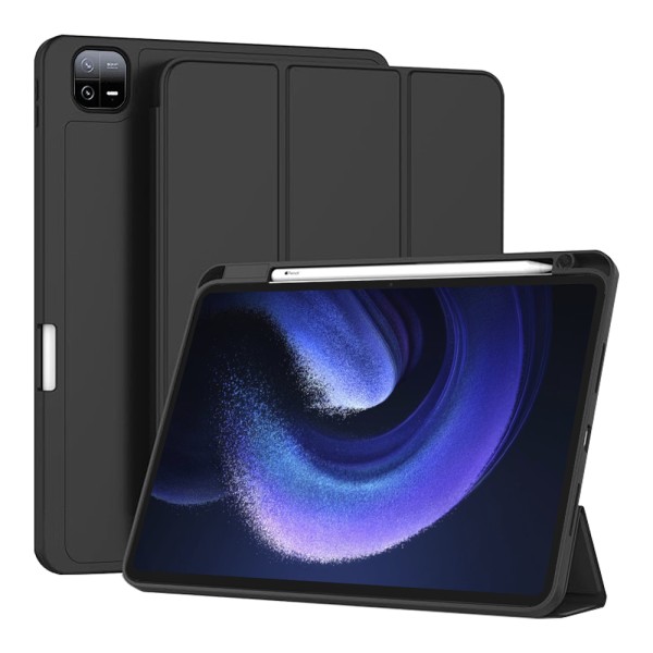 Калъф-Techsuit - Flex Trifold (with Pencil Holder) - Xiaomi Pad 6 / Pad 6 Pro - Black