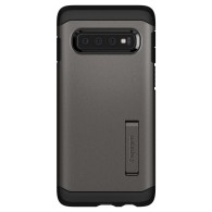 Spigen Tough Armor хибриден кейс с най-висока степен на защита Tech за Samsung Galaxy S10+ Plus, Gunmetal