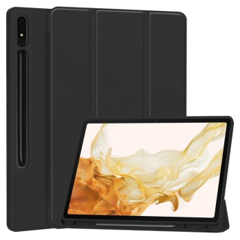 Калъф-Techsuit - Flex Trifold (with Pencil Holder) - Samsung Galaxy Tab S7 / S8 - Black