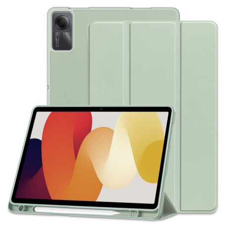 Калъф-Techsuit - Flex Trifold (with Pencil Holder) - Xiaomi Redmi Pad SE - Matcha Green