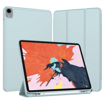 Калъф-Techsuit - Flex Trifold (with Pencil Holder) - iPad Pro 12.9 (2018/2020/2021/2022) - Sky Blue
