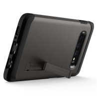 Spigen Tough Armor хибриден кейс с най-висока степен на защита Tech за Samsung Galaxy S10+ Plus, Gunmetal