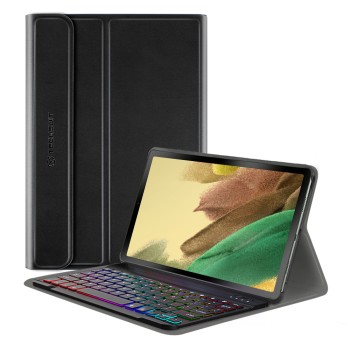 Калъф-Techsuit - CozyTab Case (with RGB Wireless Magnetic Keyboard) - Samsung Galaxy Tab A7 Lite - Black