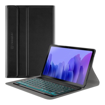 Калъф-Techsuit - CozyTab Case (with RGB Wireless Magnetic Keyboard) - Samsung Galaxy Tab A7 10.4 2020 T500/T505 - Black