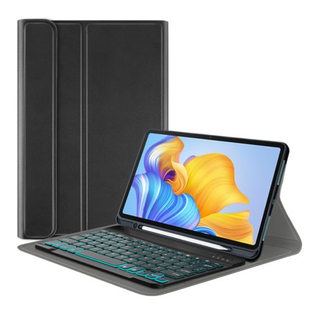 Калъф-Techsuit - CozyTab Case (with Pencil Holder/RGB Wireless Magnetic Keyboard) - Honor Pad 8 - Black