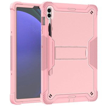 Калъф-Techsuit - Rugged TabShell + Screen Protector - Samsung Galaxy Tab S9 FE Plus - Rose Gold