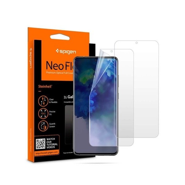 Стъклен протектор SPIGEN Neo Flex HD за Samsung Galaxy S20, 2 Броя
