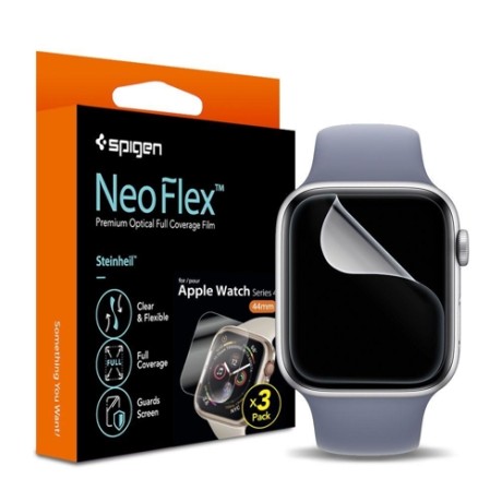 Стъклен протектор SPIGEN Neo Flex HD за Apple Watch 4 (40MM), 3 Броя