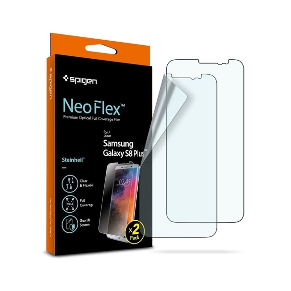 Стъклен протектор SPIGEN Neo Flex HD за Samsung Galaxy S8+ Plus, 2 Броя