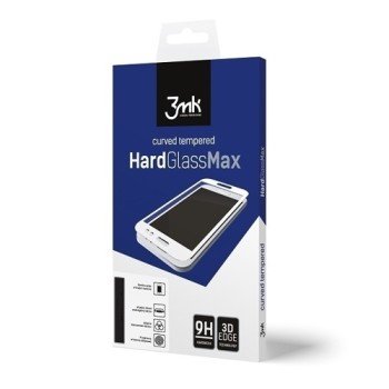 Стъклен протектор 3MK HardGlass Max за Samsung Galaxy S8, Черен