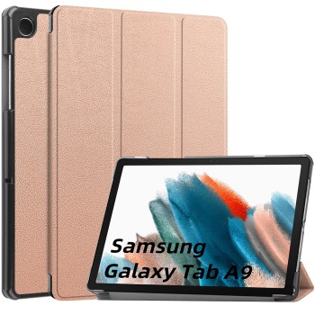 Калъф-Techsuit - FoldPro - Samsung Galaxy Tab A9 - Rose Gold