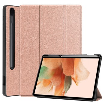 Калъф-Techsuit - FoldPro - Samsung Galaxy Tab S7 Plus / S8 Plus / S7 FE - Rose Gold