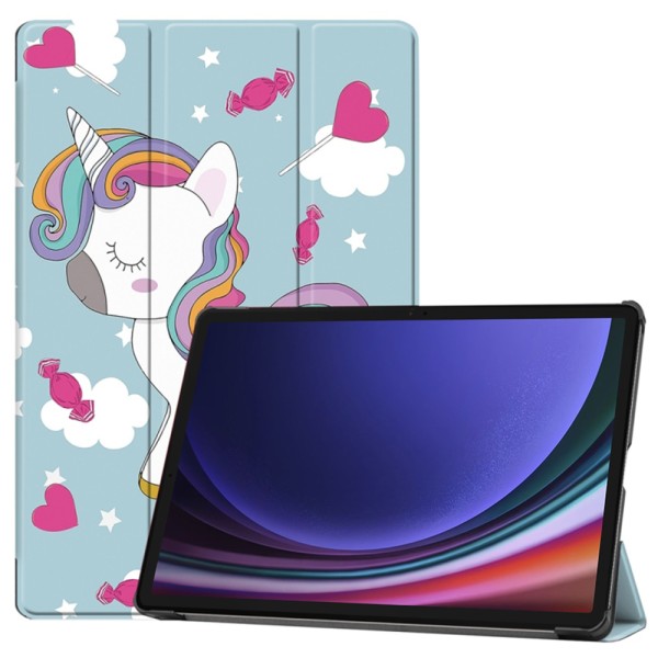 Калъф-Techsuit - FoldPro - Samsung Galaxy Tab S9 / S9 FE - Unicorn