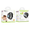 Смарт часовник за Деца HOCO Y100, kids Smartwatch, call function, Black