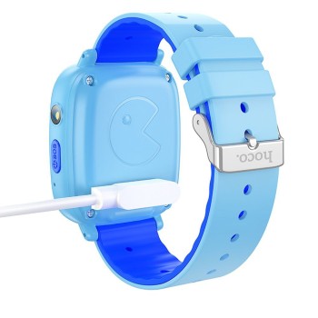 Смарт часовник за Деца HOCO Y100, kids Smartwatch, call function, Blue