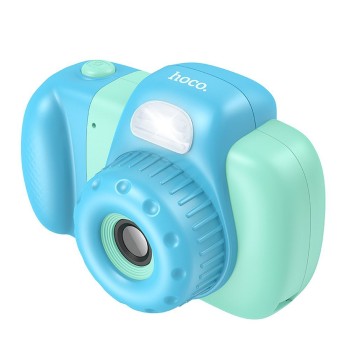 Детски фотоапарат HOCO Digital kids camera DV201, дигитална камера за снимки и видео, Blue