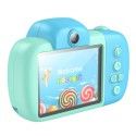 Детски фотоапарат HOCO Digital kids camera DV201, дигитална камера за снимки и видео, Blue