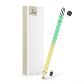 Писалка Tech-Protect Stylus Pen, USP100 4-TIP TOUCH STYLUS PEN за таблет и телефон, Yellow Green