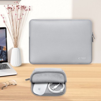 Чанта за лаптоп TECH-PROTECT NEOSLIM LAPTOP 13-14'', Crayon Grey