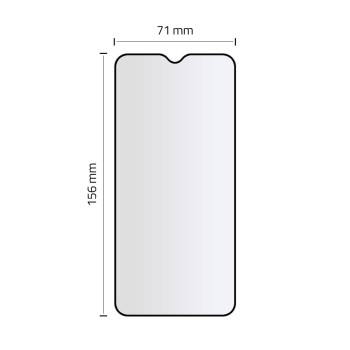 Стъклен протектор HOFI за Xiaomi Redmi Note 9, Черен