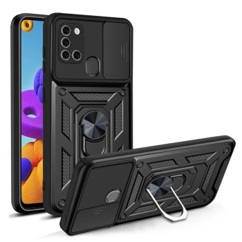 Калъф CamShield Series - Samsung Galaxy A21s - Black