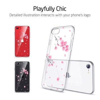 Калъф ESR MANIA за iPhone 7/8/SE 2020, Cherry blossom