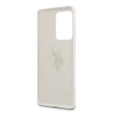 U.S. Polo Assn. Silicone Case силиконов кейс за Samsung Galaxy S20 Ultra, Бял