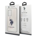 U.S. Polo Assn. Silicone Case силиконов кейс за Samsung Galaxy S20 Ultra, Бял