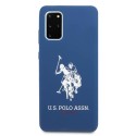 U.S. Polo Assn. Silicone Case силиконов кейс за Samsung Galaxy S20+ Plus, Син