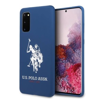 U.S. Polo Assn. Silicone Case силиконов кейс за Samsung Galaxy S20, Син