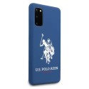 U.S. Polo Assn. Silicone Case силиконов кейс за Samsung Galaxy S20, Син