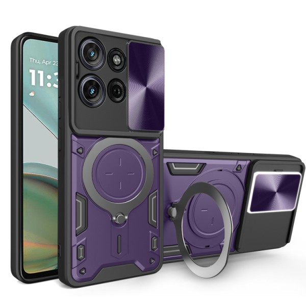 Калъф CamGuard Pro - Motorola Moto G75 - Purple