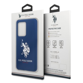 U.S. Polo Assn. Silicone Case силиконов кейс за Samsung Galaxy S20 Ultra, Син