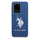 U.S. Polo Assn. Silicone Case силиконов кейс за Samsung Galaxy S20 Ultra, Син