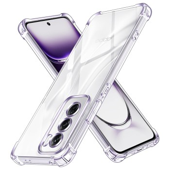 Калъф Shockproof Clear Silicone - Oppo Reno12 - Clear