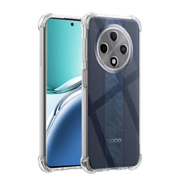 Калъф Shockproof Clear Silicone - Oppo Reno12 F 4G / Reno12 F 5G / Reno12 FS - Clear