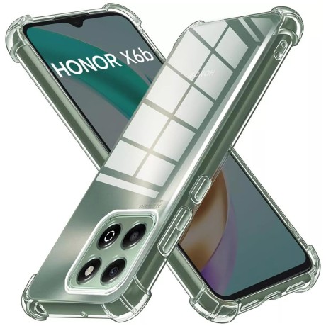 Калъф Shockproof Clear Silicone - Honor X6b - Clear